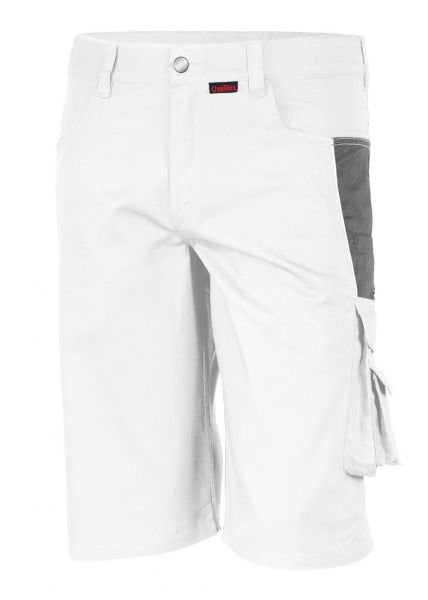 Qualitex Shorts weiß / grau