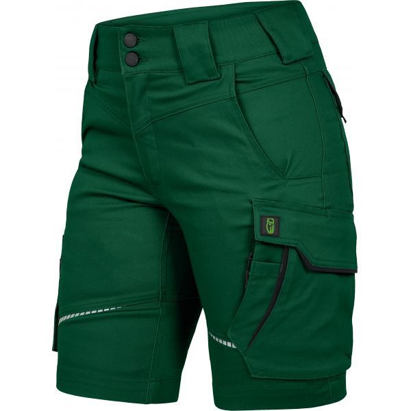 Leibwächter® Damen-Shorts Flex Line grün/schwarz