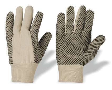 Baumwoll-Handschuhe mit Noppen
